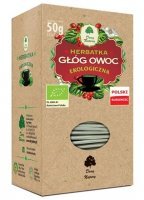 Herbatka owoc głogu, ekologiczna, 25 saszetek