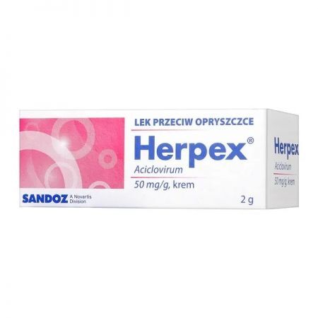 Herpex 50mg/g, krem, 2g