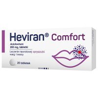 Heviran Comfort 200mg, 25 tabletek