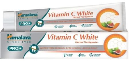 Himalaya Pro, wybielająca pasta do mycia zębów, Vitamin C White, 75ml