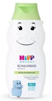 Hipp Babysanft Sensitive, pielęgnacyjny płyn do kąpieli, hipopotam, od urodzenia, 300ml