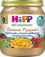 Hipp, Domowe pyszności, naleśniczki z musem jabłkowym, Bio, po 9 miesiącu, 200g