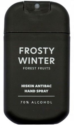 Hiskin Frosty Winter, antybakteryjny spray do rąk, 30ml
