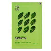 Holika Holika Pure Essence, przeciwzapalna maseczka w płachcie z ekstraktem z zielonej herbaty, 23ml