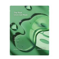 Holika Holika The Real Gel Mask CICA, hydrożelowa maska całonocna dogłębnie kojąca, 35g