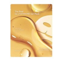 Holika Holika The Real Gel Mask Glutathione, hydrożelowa maska przywracająca blask, na noc, 35g