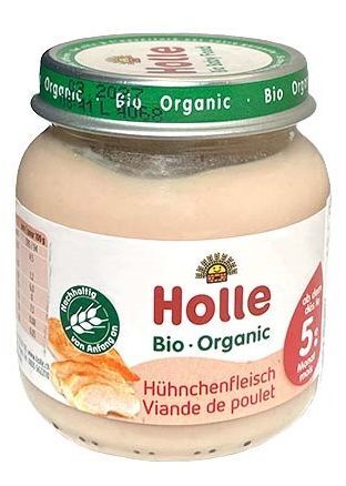 Holle, mięso kurczaka, Bio, po 5 miesiącu, 125g