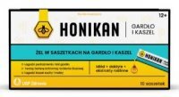 Honikan Gardło I Kaszel, żel w saszetkach, dla dorosłych i dzieci powyżej 12 lat, 10 saszetek