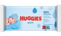 Huggies Pure, chusteczki nawilżane dla niemowląt, 56 sztuk