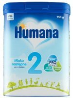 Humana 2, mleko modyfikowane, po 6 miesiącu życia, 750g USZKODZONE OPAKOWANIE