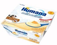 Humana Milk Minis, deserek mleczny kaszka z herbatnikiem, po 8 miesiącu życiu, 4x100g KRÓTKA DATA 10/06/2022