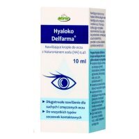 Hyaloko Delfarma, nawilżające krople do oczu z hialuronianem sodu 0,4%, 10ml