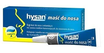 Hysan, maść do nosa z witaminą A, 5g