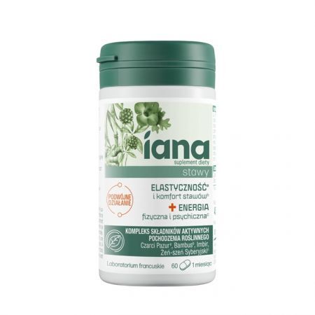 Iana, Stawy Elastyczność + Energia, 60 tabletek