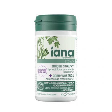 Iana, Zdrowe Stawy + Dobry Nastrój, 60 tabletek