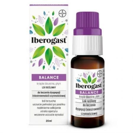 Iberogast Balance, lek złożony, krople doustne, 20ml