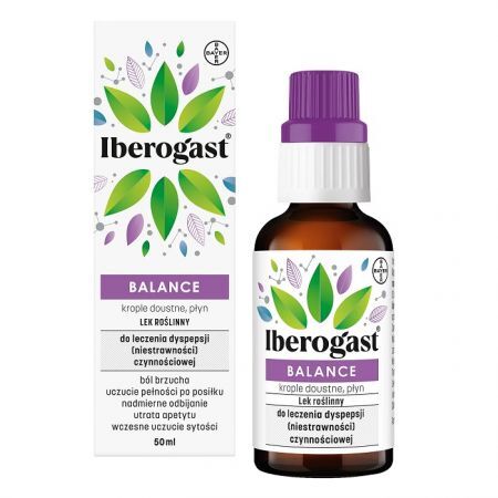 Iberogast Balance, lek złożony, krople doustne, 50ml