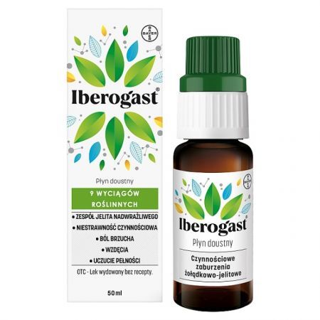 Iberogast, lek złożony, płyn doustny, 50ml