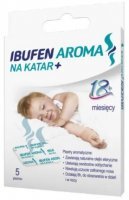 Ibufen Aroma na katar+, plastry aromatyczne, po 18 miesiącu życia, 5 plastrów