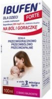 Ibufen dla dzieci Forte 200mg/5ml, zawiesina, smak malinowy, od 3 miesiąca życia, 100ml