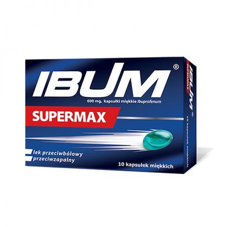 Ibum Supermax 600mg, 10 kapsułek