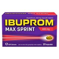 Ibuprom Max Sprint 400mg, 20 kapsułek