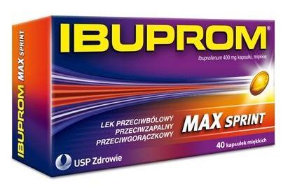 Ibuprom Max Sprint 400mg, 40 kapsułek