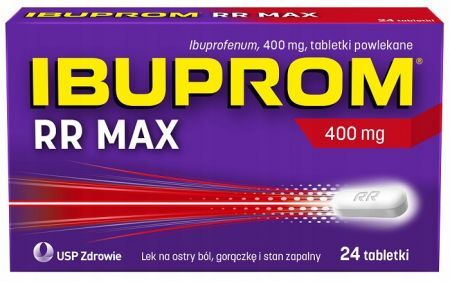 Ibuprom RR Max 400mg, 24 tabletki