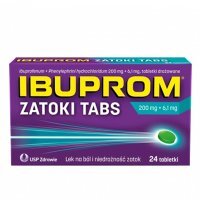 Ibuprom Zatoki Tabs (200mg+6,1mg), 24 tabletki