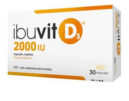 Ibuvit D3 2000 j.m., 30 kapsułek