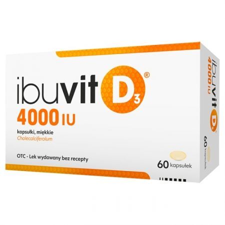 Ibuvit D3 4000 j.m., 60 kapsułek