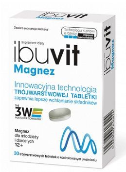 Ibuvit Magnez, 30 tabletek