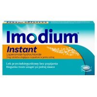 Imodium Instant 2mg, 12 tabletek ulegających rozpadowi w jamie ustnej