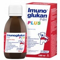 Imunoglukan P4H Plus, syrop dla dorosłych i dzieci powyżej 3 roku życia, 100ml