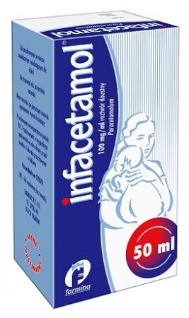 Infacetamol 100mg/ml, roztwór doustny, 50ml