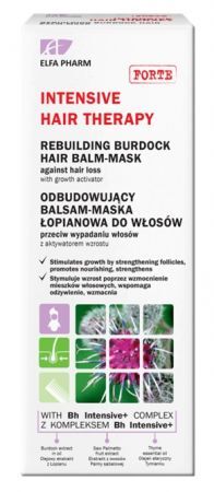 Intensive Hair Therapy, odbudowyjący balsam-maska z łopianem, przeciw wypadaniu włosów, 200ml