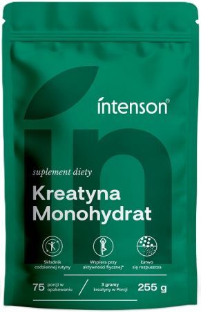 Intenson, Kreatyna Monohydrat, proszek, 255g