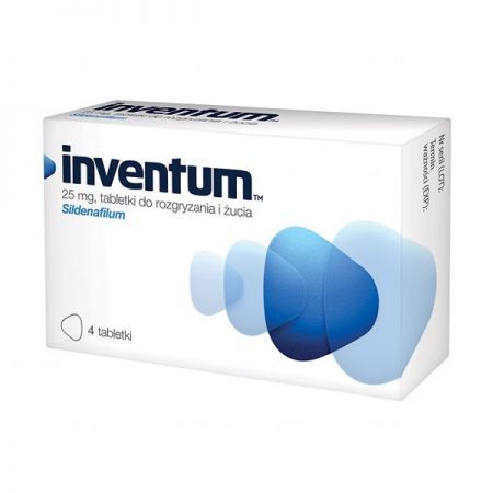 Inventum 25mg, 4 tabletki do rozgryzania i żucia