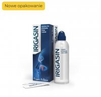 Irigasin, zestaw do płukania nosa i zatok, 12 saszetek + irygator