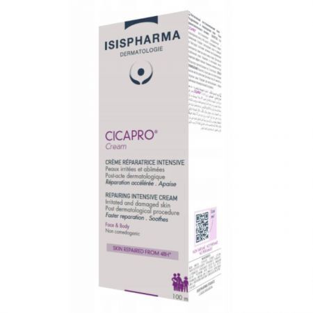 Isis Pharma, Cicapro Cream, intensywnie regenerujący krem na podrażnienia, 100ml