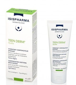Isis Pharma, Teen Derm, Hydra, krem nawilżający do skóry trądzikowej, 40ml