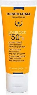 Isis Pharma, UveBlock, fluid delikatnie koloryzujący, SPF 50+, 40ml