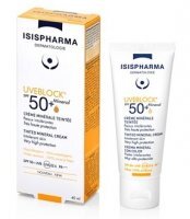Isis Pharma, UveBlock, koloryzujący krem mineralny do twarzy SPF 50+, 40ml