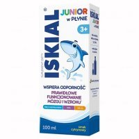 Iskial Junior, płyn dla dzieci powyżej 3. roku życia i dorosłych, smak cytrynowy, 100ml
