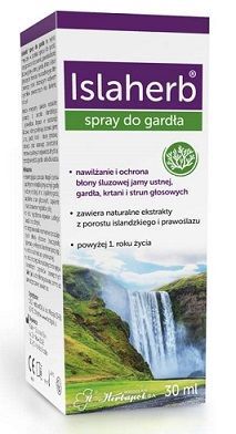 Islaherb, spray do gardła, po 1 roku życia, 30ml