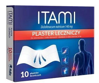 Itami 140mg, plaster leczniczy, 10 sztuk