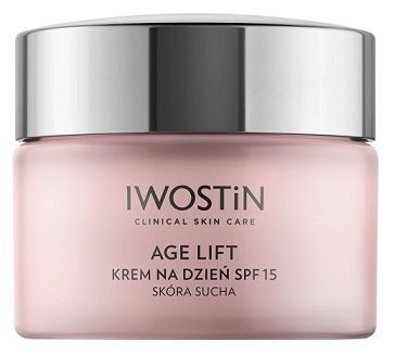 Iwostin Age Lift, krem przeciwzmarszczkowy na dzień 40+, skóra sucha, SPF 15, 50ml