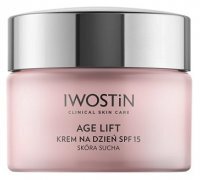 Iwostin Age Lift, krem przeciwzmarszczkowy na dzień 40+, skóra sucha, SPF 15, 50ml