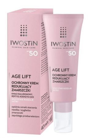Iwostin Age Lift, ochronny krem redukujący zmarszczki, SPF 50, 40ml