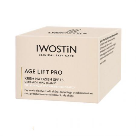 Iwostin Age Lift Pro, krem na dzień SPF 15, pielęgnacja w okresie menopauzy, 50ml